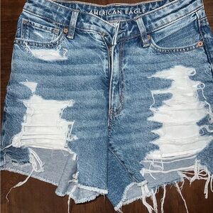 American Eagle Distressed Denim Shorts